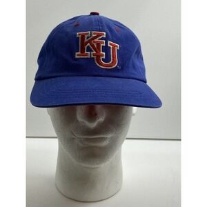 Kansas Jayhawks NCAA THE NATURAL 7 CAP Zephyr Grafx Vintage KU 90s Unstructured